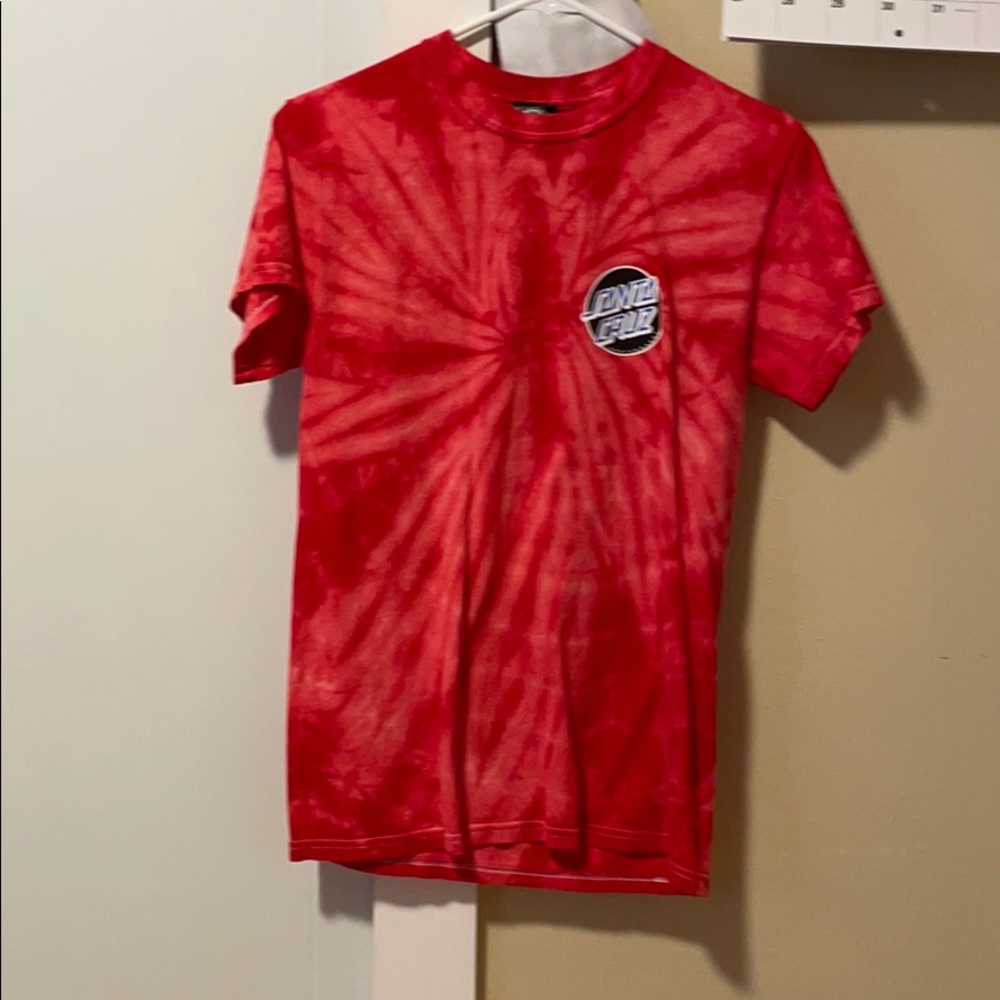 Red Santa Cruz t shirt